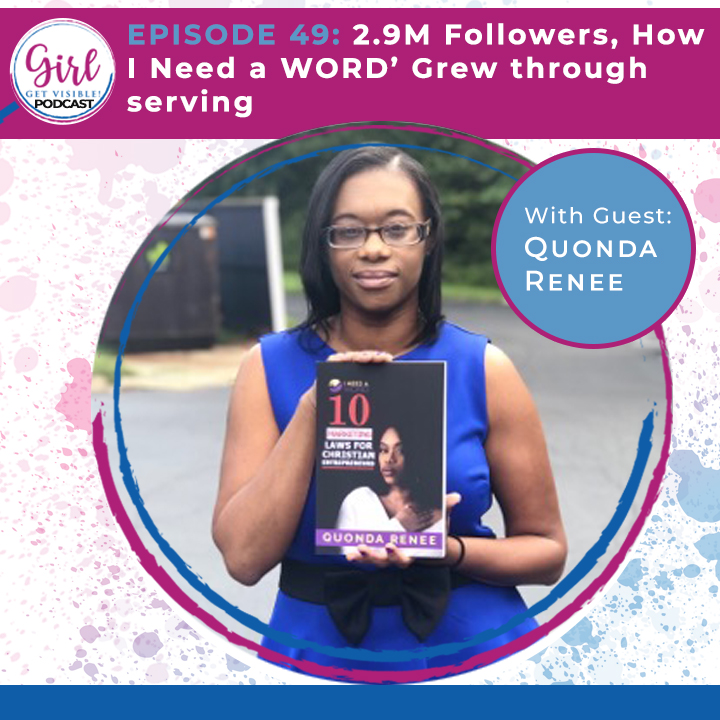 quonda renee faith marketing plug