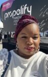 SEO Assist and Girl Get. Visible Founder Akilah Thompkins-Robinson at Propelify Innovation Festival 2023 Hoboken NJ Tech Business Events