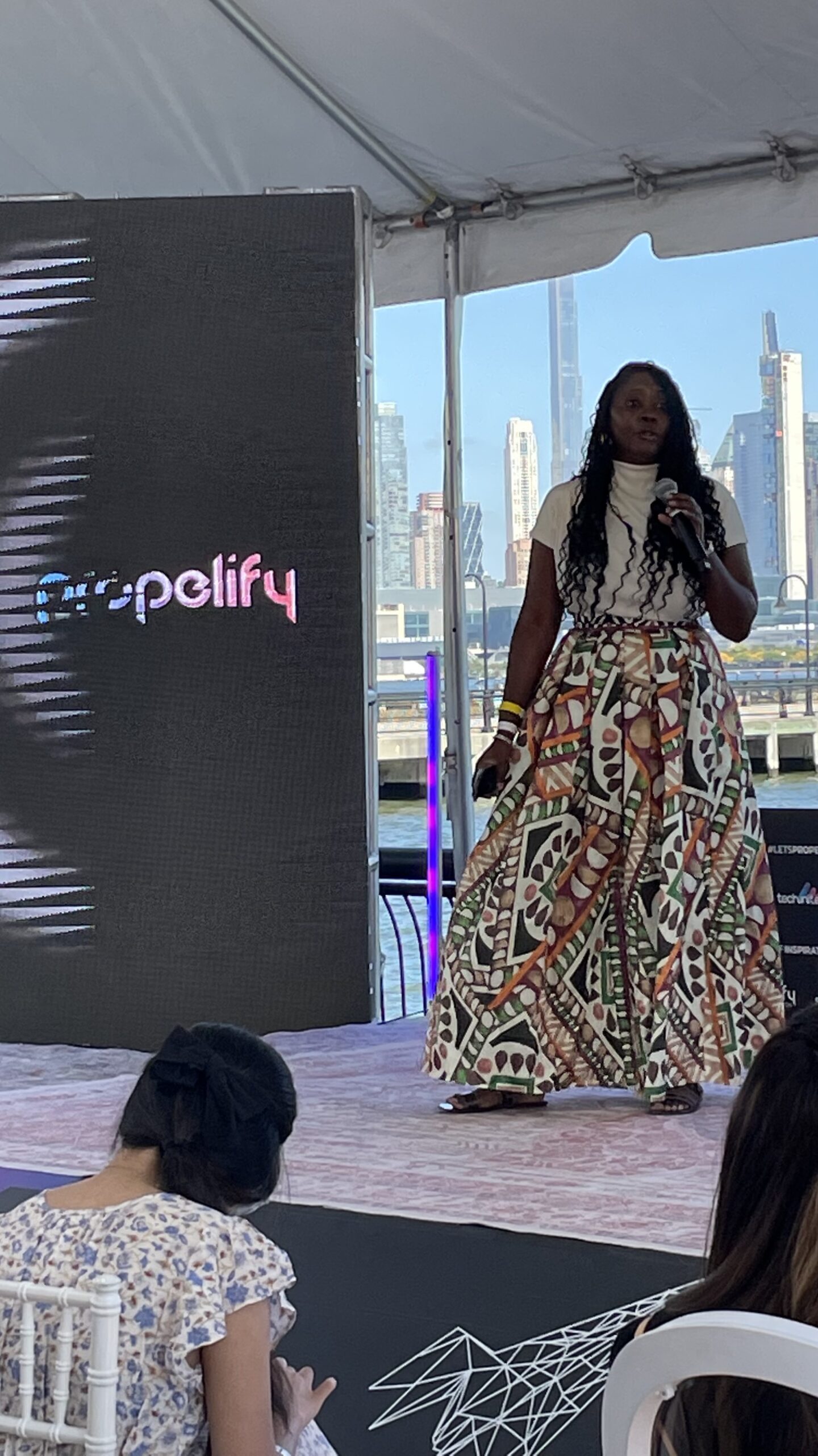 Tahira White at the Propelify Innovation festival 2023 talking about using AI in your Agency Workflow