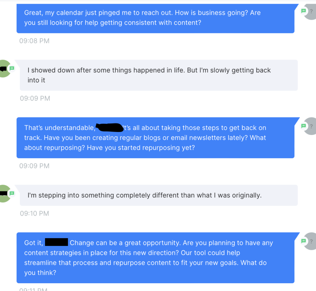 Authentic quality conversation with AI Assistant Agent Lead Bots- Girl GEt visible